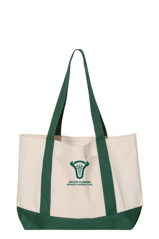 USF Women's LC Club Liberty 11oz Cotton Canvas Tote Signature Lacrosse
