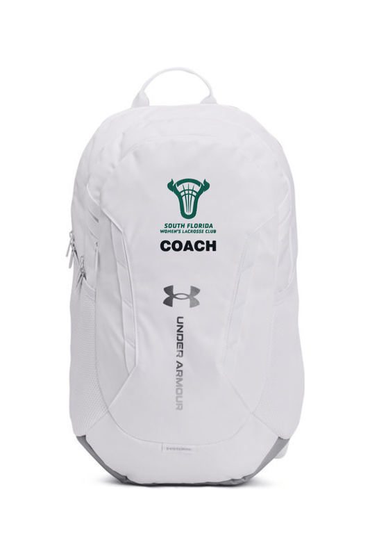 USF Women's LC Club Under Armour Hustle Backpack 6.0 Signature Lacrosse