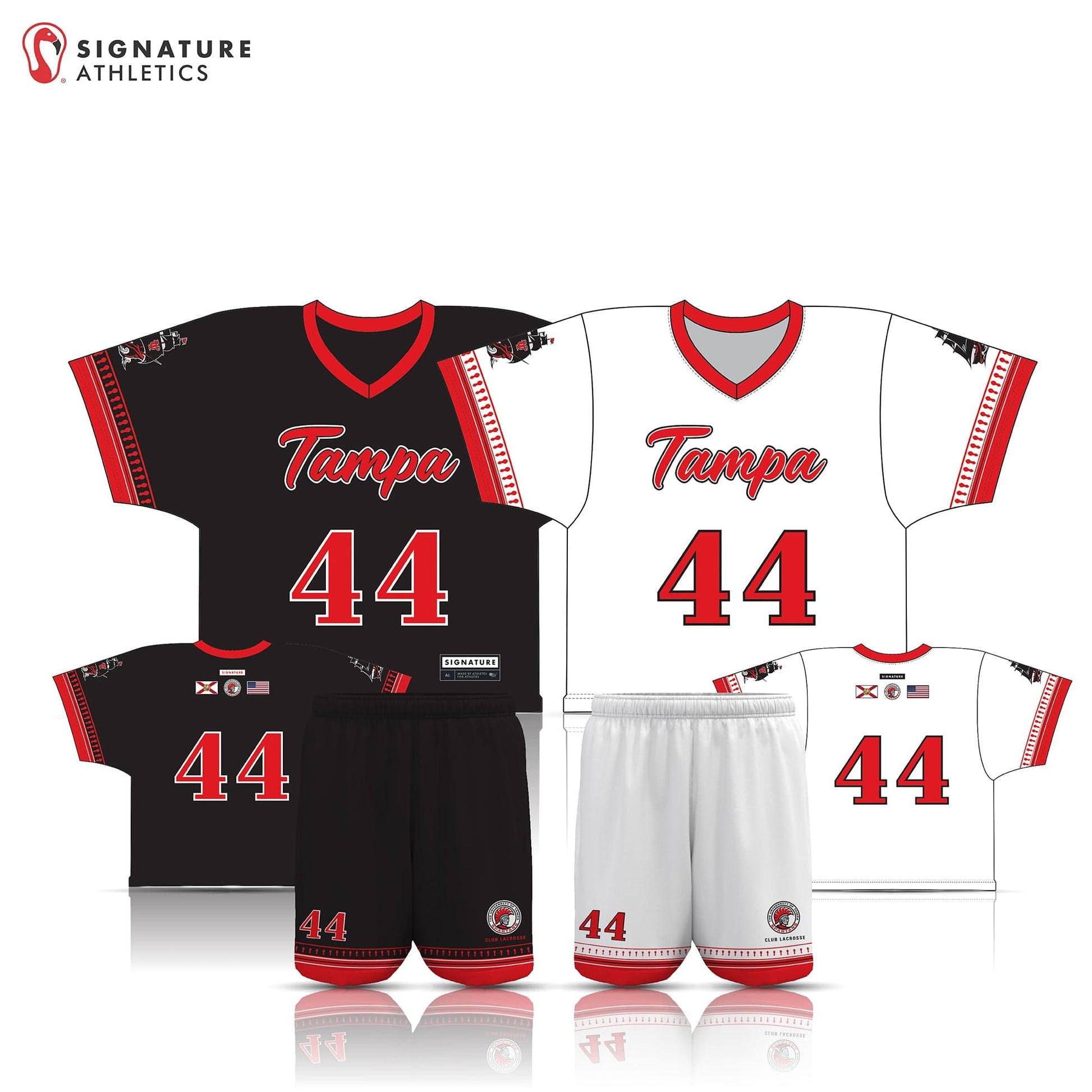 UTampa Club Lacrosse Men's 4 Piece Player Package Signature Lacrosse