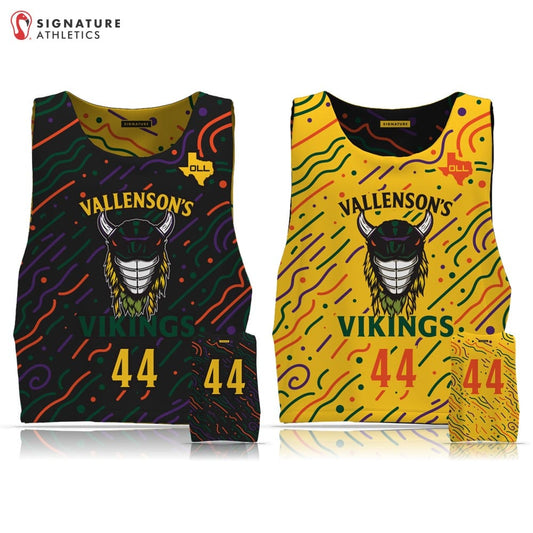 Vallenson Vikings Lacrosse Men's Player Reversible Pinnie: Vallensons Vikings Signature Lacrosse