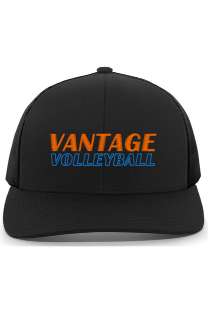 Vantage Volleyball Embroidered Trucker Hat Signature Lacrosse