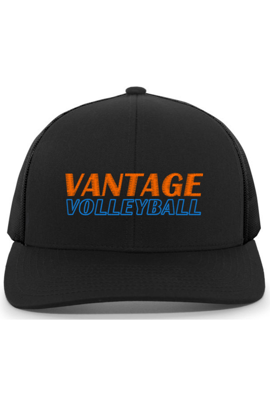 Vantage Volleyball Embroidered Trucker Hat Signature Lacrosse