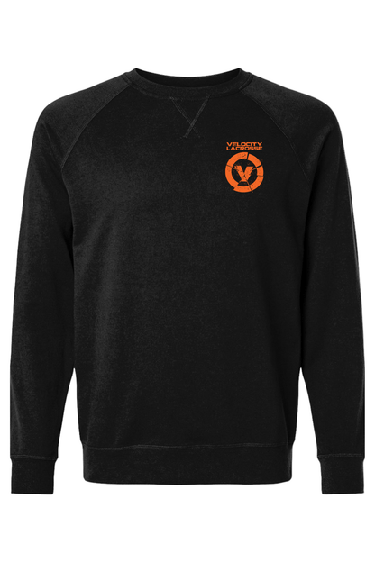 Velocity Lacrosse Adult Heavyweight Raglan Long Sleeve Signature Lacrosse