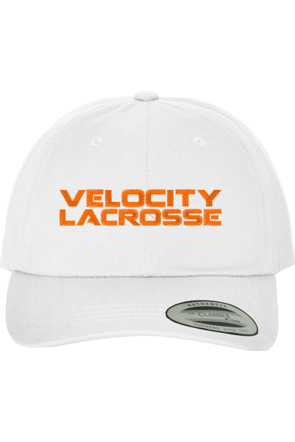Velocity Lacrosse Embroidered Dad Hat Signature Lacrosse