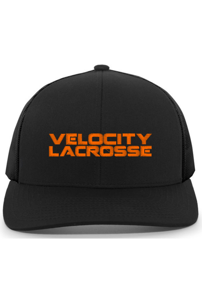 Velocity Lacrosse Embroidered Trucker Hat Signature Lacrosse