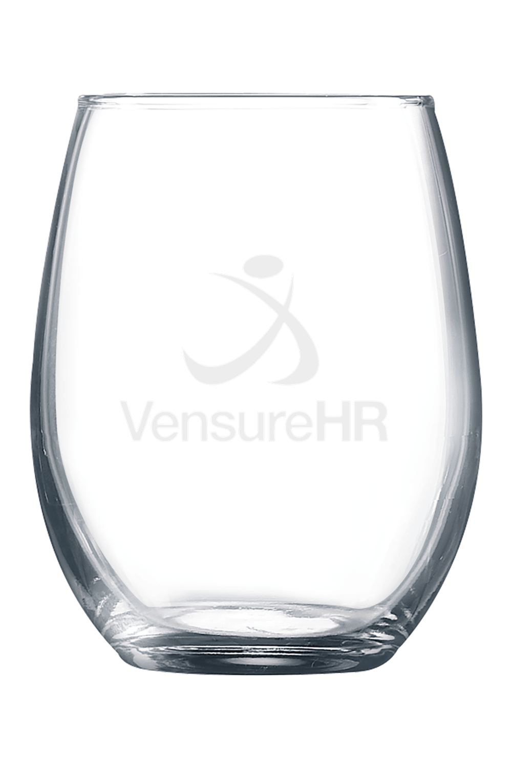 Vensure HR 9 oz. Stemless Wine Glass Signature Lacrosse