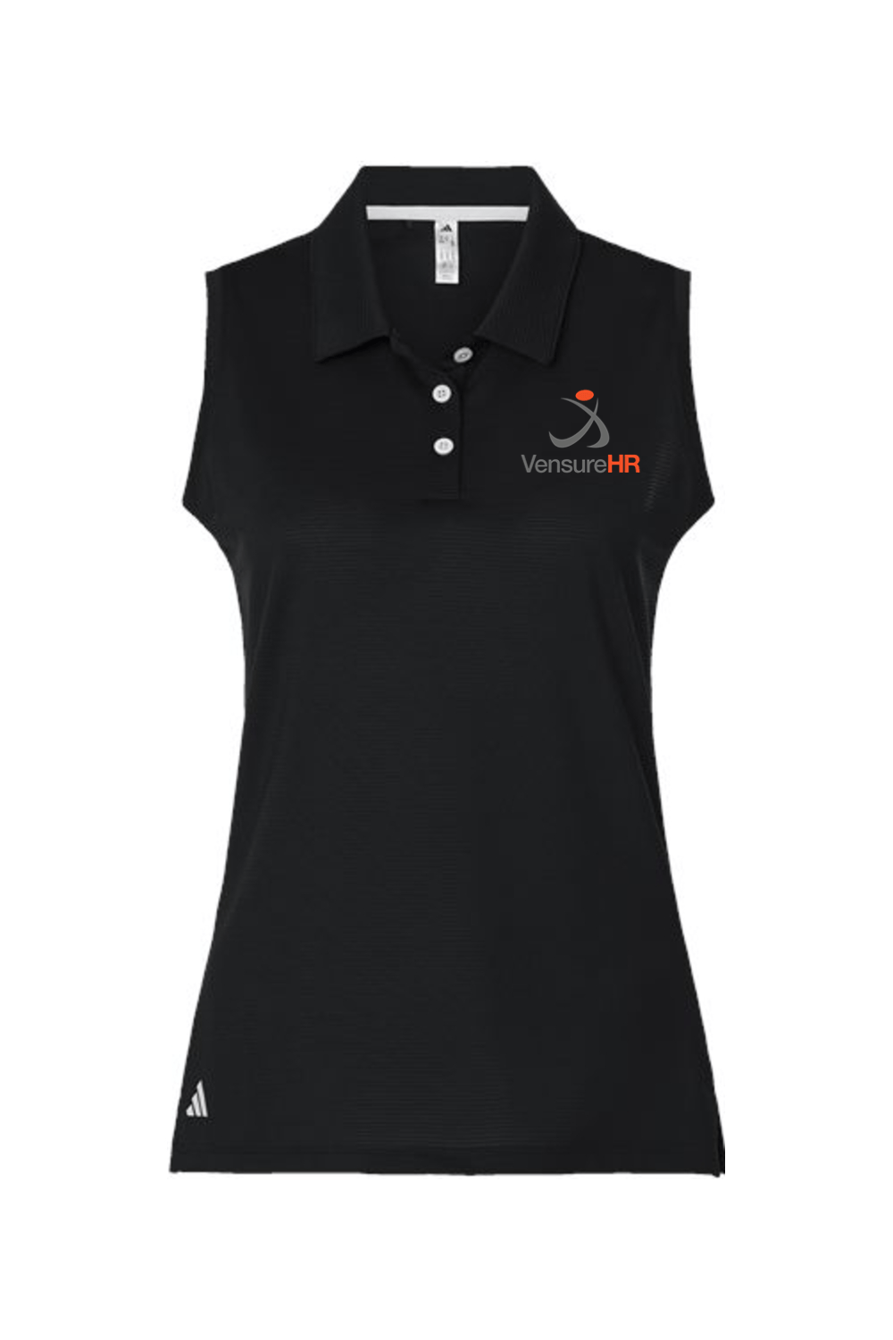 Vensure HR Adidas Women's Ottoman Sleeveless Polo Signature Lacrosse