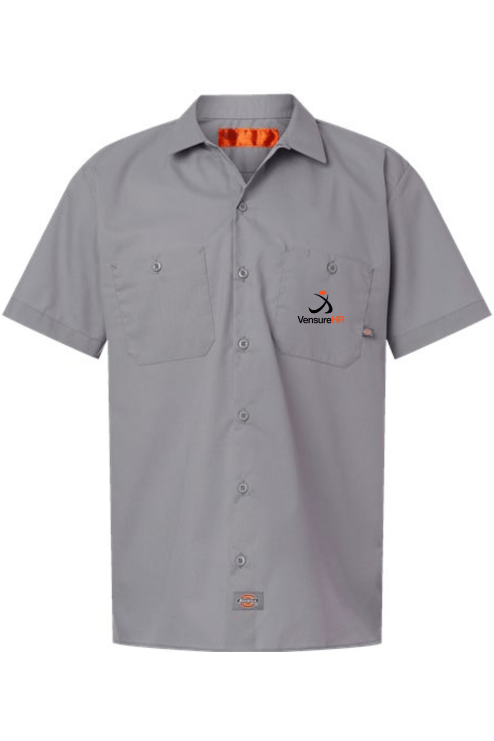 Vensure HR Men's Dickies Industrial Short Sleeve Work Shirt Signature Lacrosse