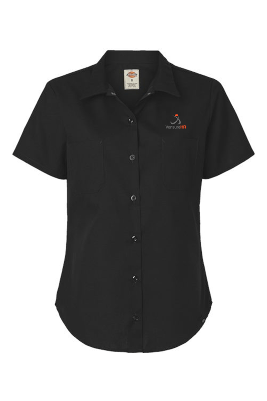 Vensure HR Women's Dickies Women's Indurtrial Short Sleeve Work Shirt Signature Lacrosse