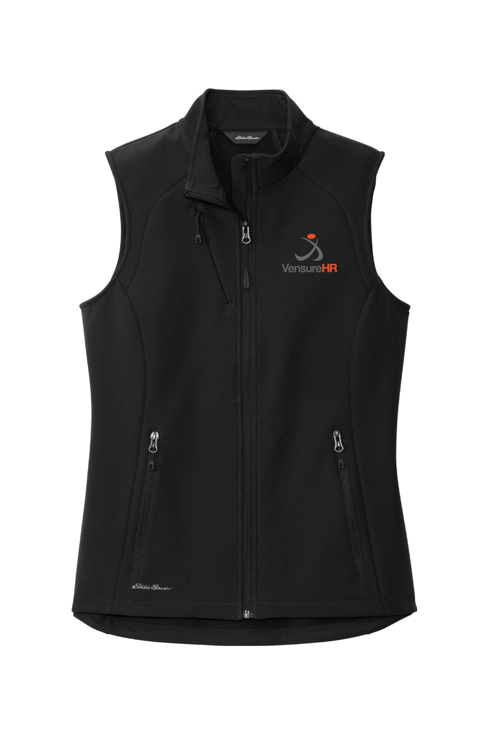 Vensure HR Women's Embroidered Eddie Bauer Ladies Stretch Soft Shell Vest Signature Lacrosse