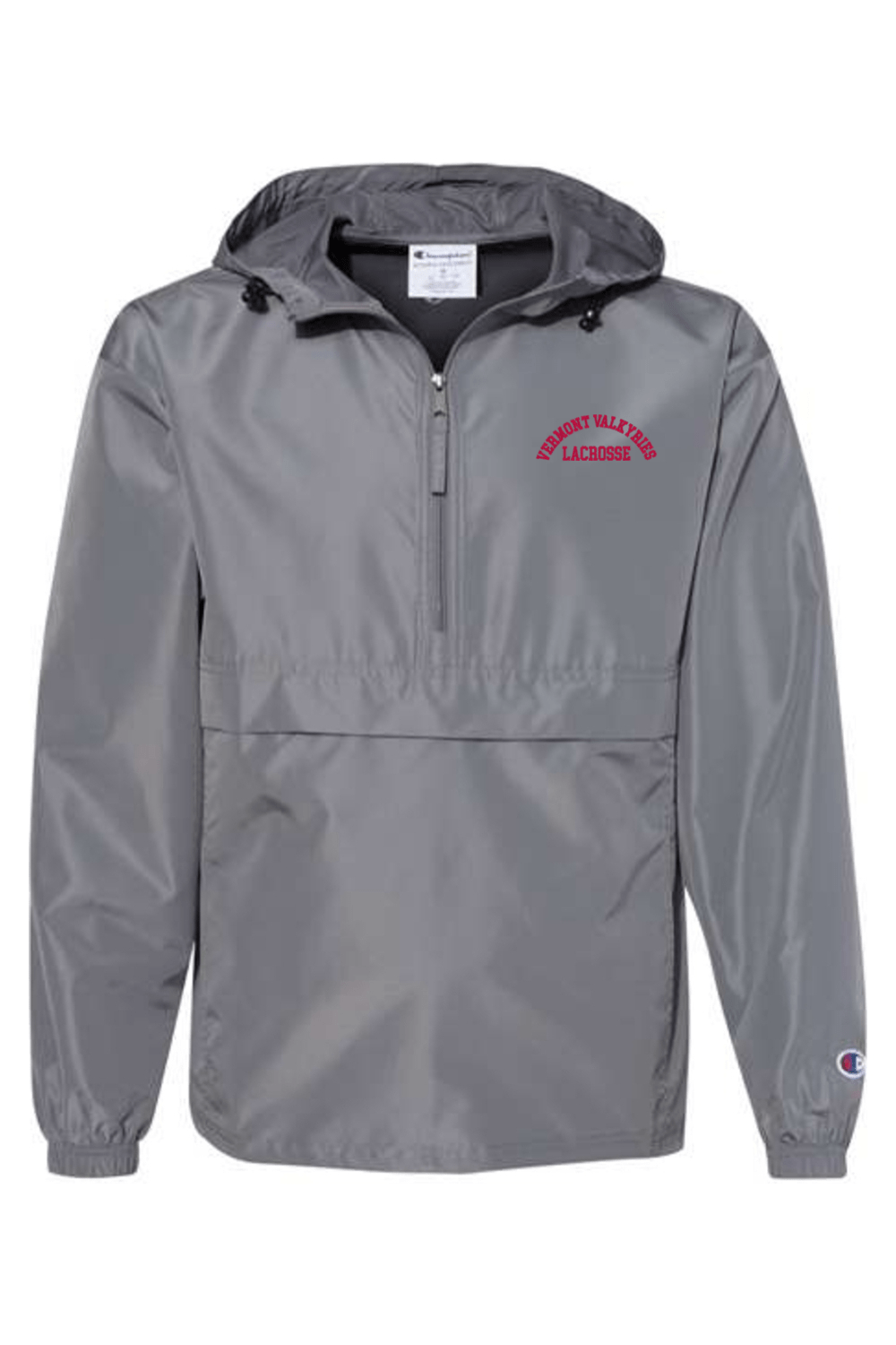 Vermont Valkyries LC Packable Anorak Quarter-Zip Jacket Signature Lacrosse