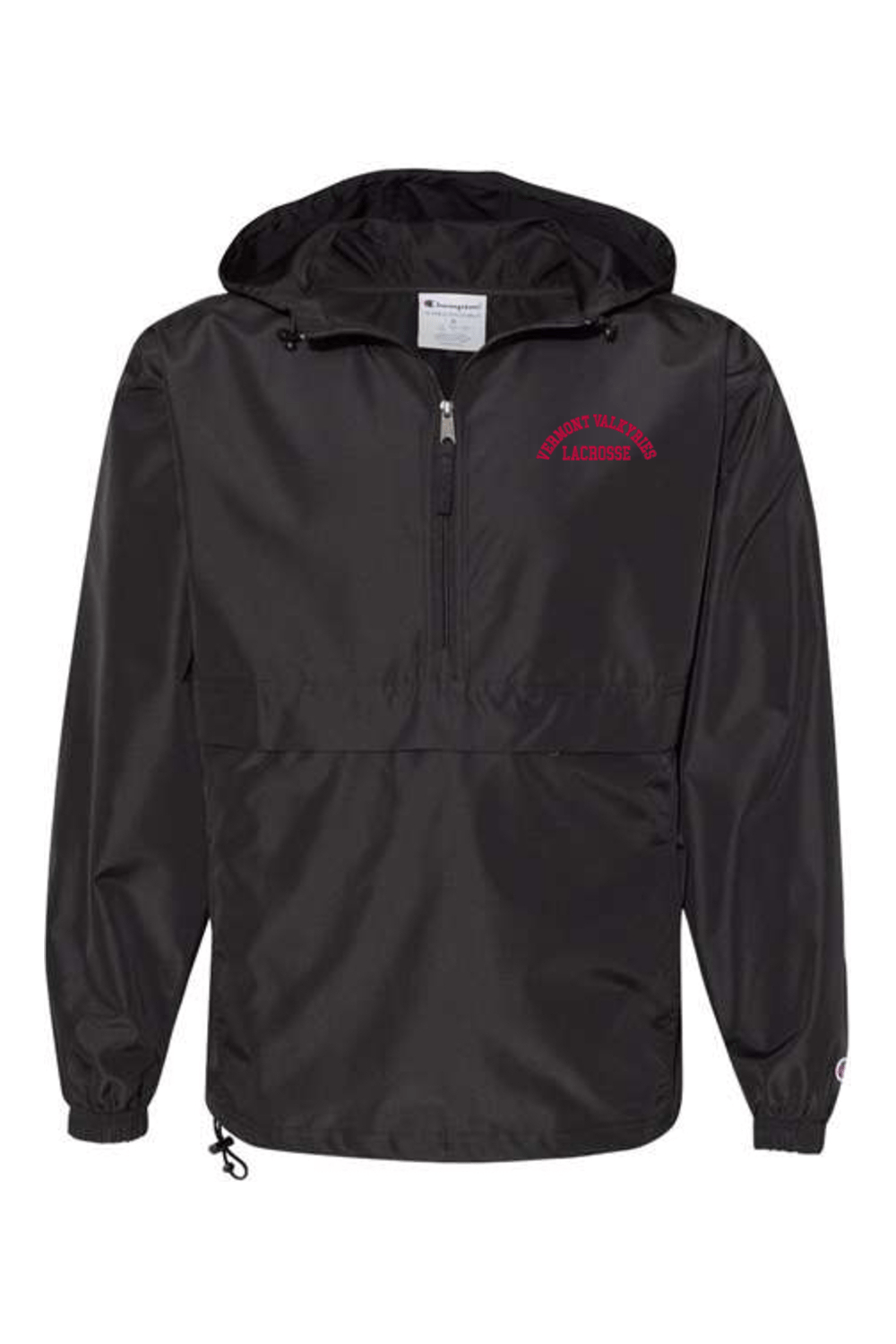 Vermont Valkyries LC Packable Anorak Quarter-Zip Jacket Signature Lacrosse