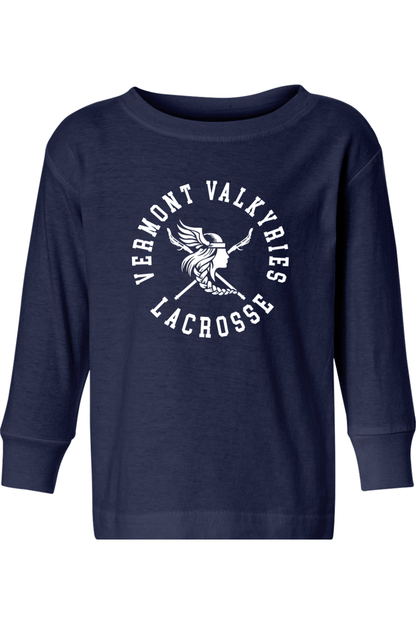 Vermont Valkyries LC Toddler Long Sleeve T-Shirt Signature Lacrosse