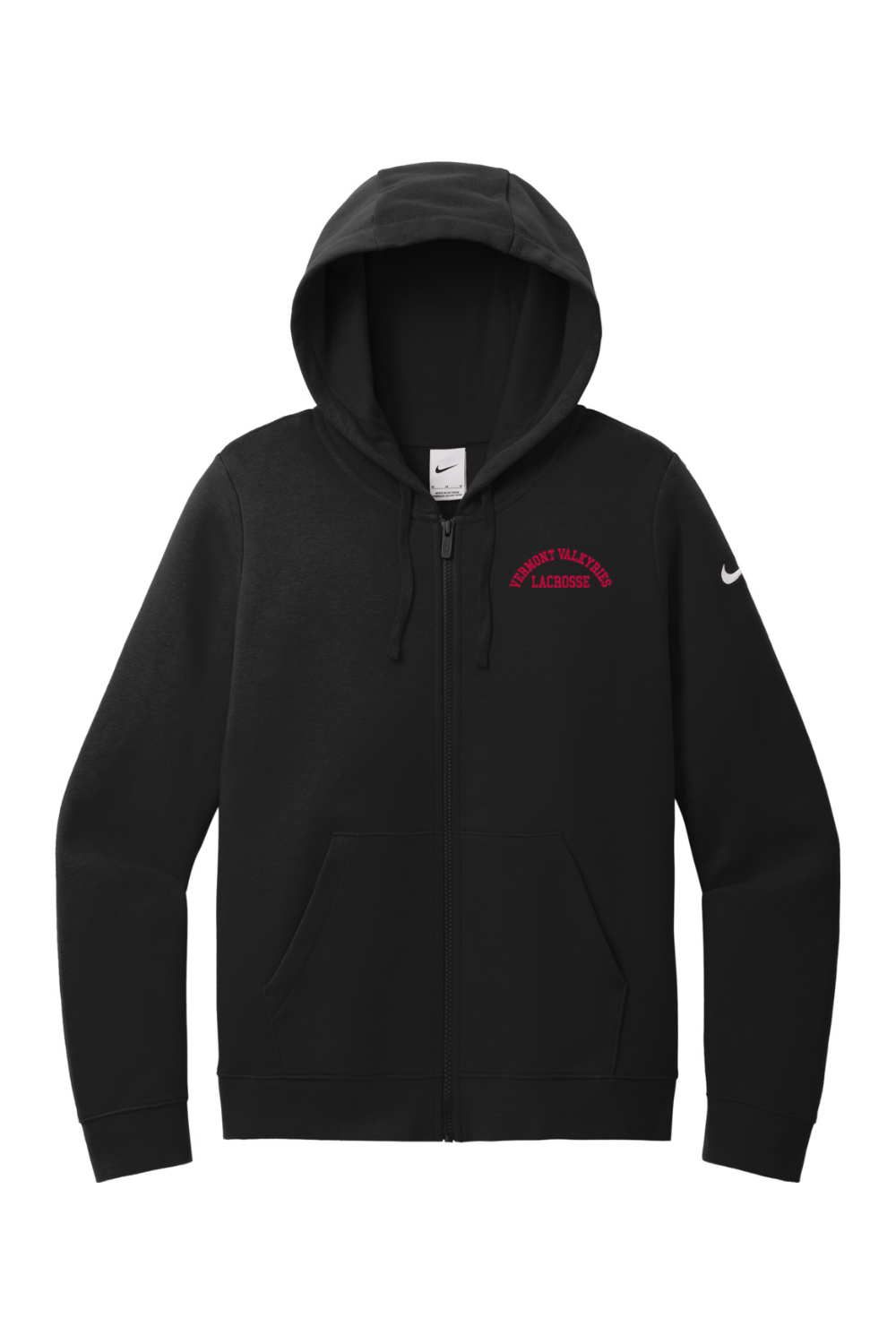 Vermont Valkyries LC Women's Club Fleece Sleeve Swoosh Full-Zip Hoodie Signature Lacrosse