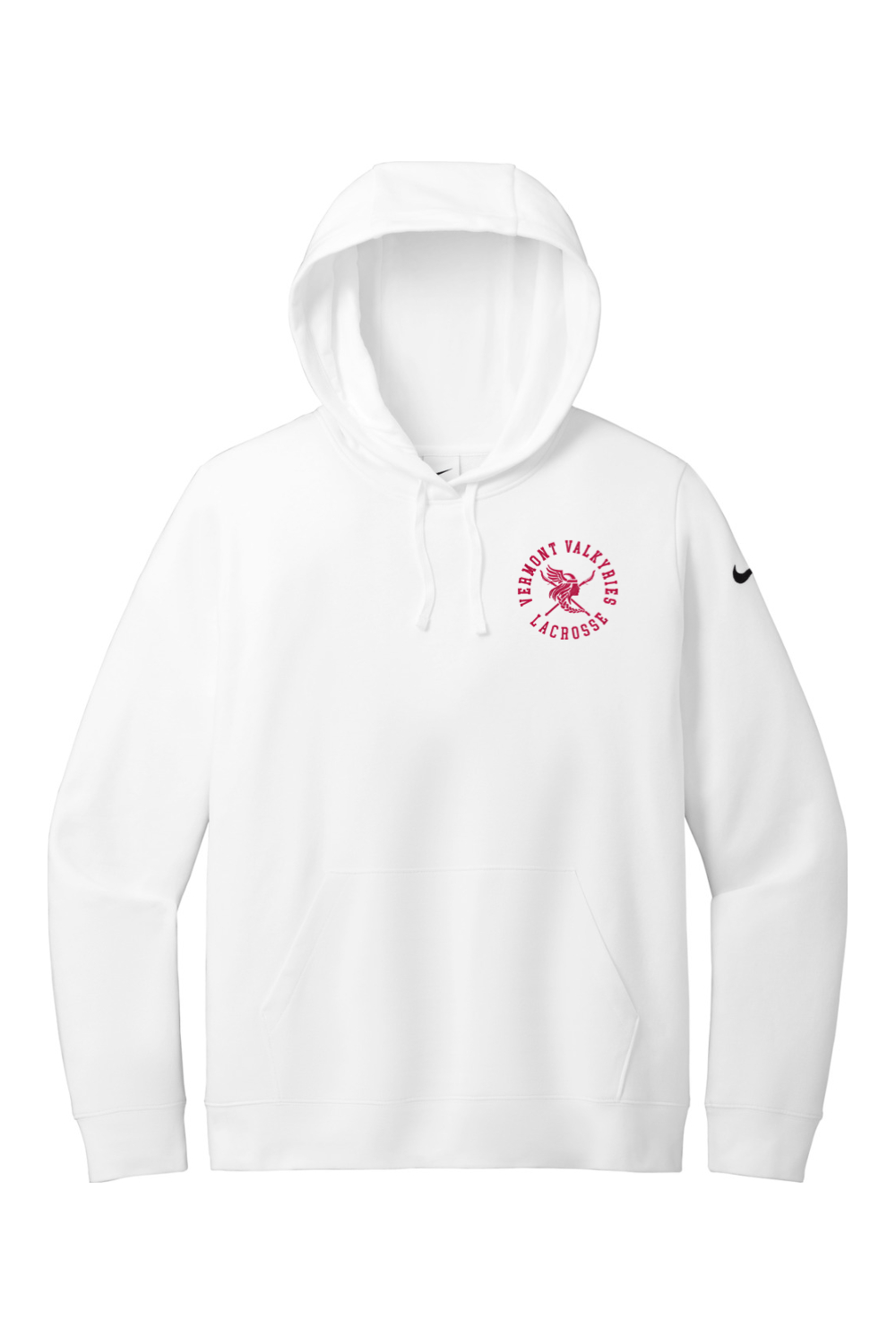 Vermont Valkyries LC Women's Club Fleece Sleeve Swoosh Pullover Hoodie Signature Lacrosse