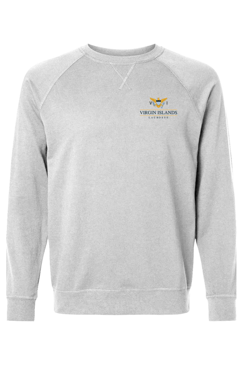 Virgin Islands Lacrosse Adult Heavyweight Raglan Long Sleeve Signature Lacrosse