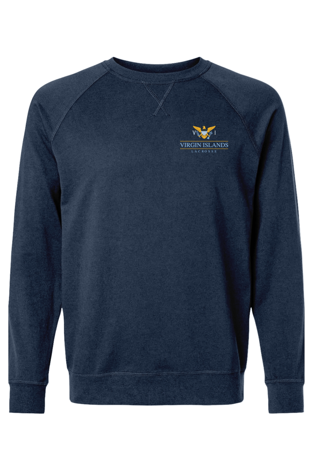 Virgin Islands Lacrosse Adult Heavyweight Raglan Long Sleeve Signature Lacrosse