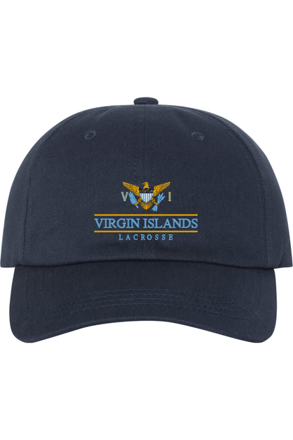 Virgin Islands Lacrosse Embroidered Dad Hat Signature Lacrosse