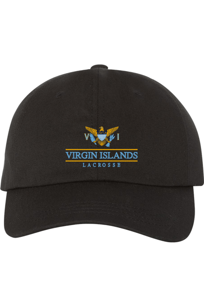 Virgin Islands Lacrosse Embroidered Dad Hat Signature Lacrosse
