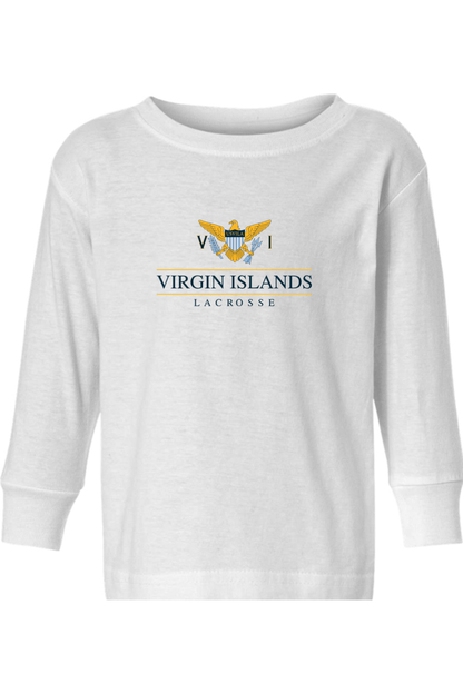 Virgin Islands Lacrosse Toddler Long Sleeve T-Shirt Signature Lacrosse