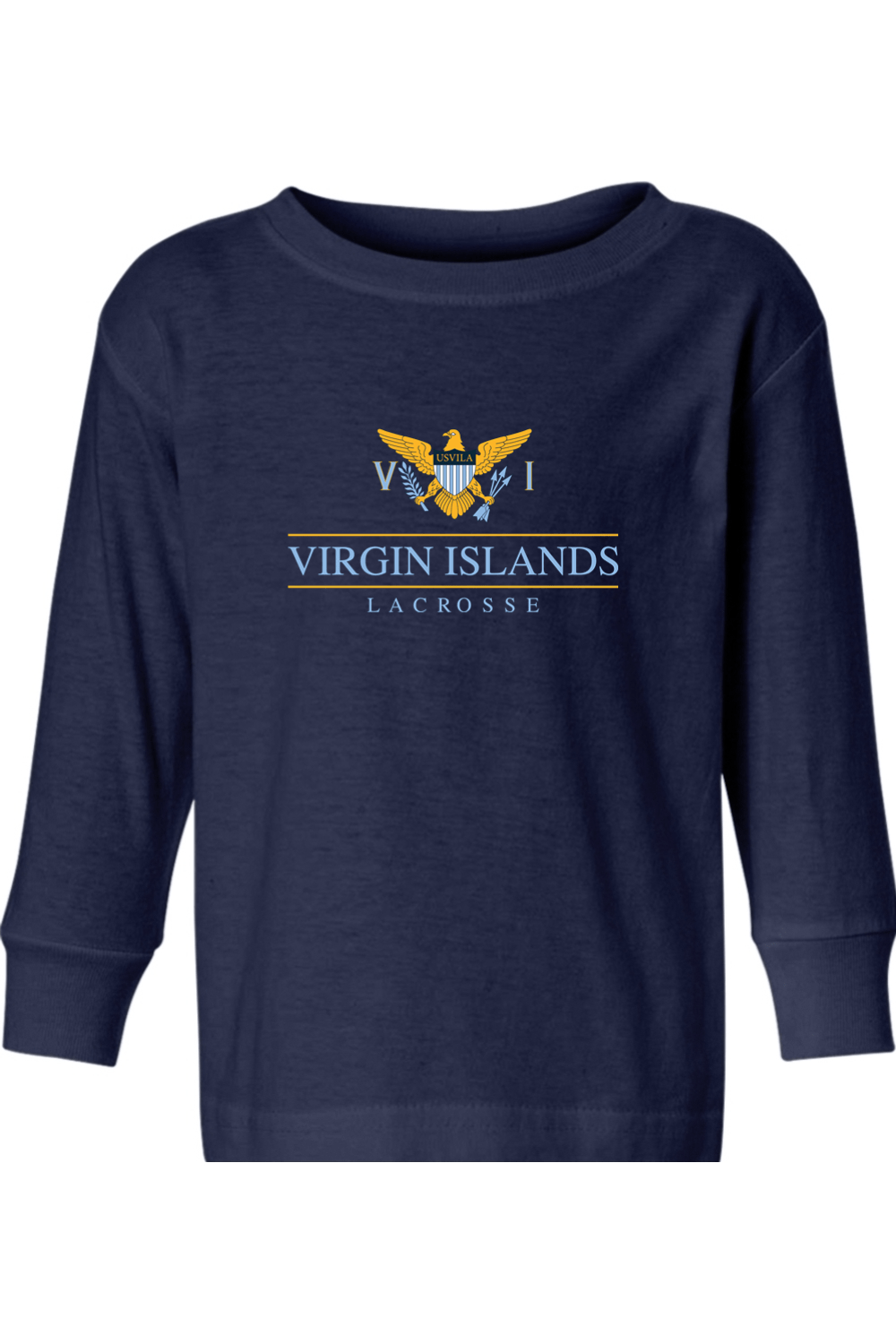 Virgin Islands Lacrosse Toddler Long Sleeve T-Shirt Signature Lacrosse