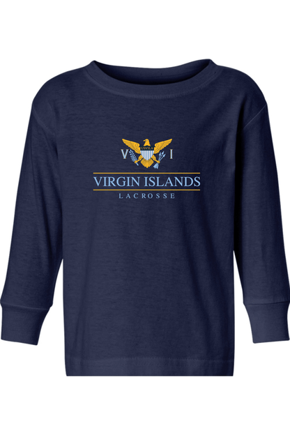 Virgin Islands Lacrosse Toddler Long Sleeve T-Shirt Signature Lacrosse
