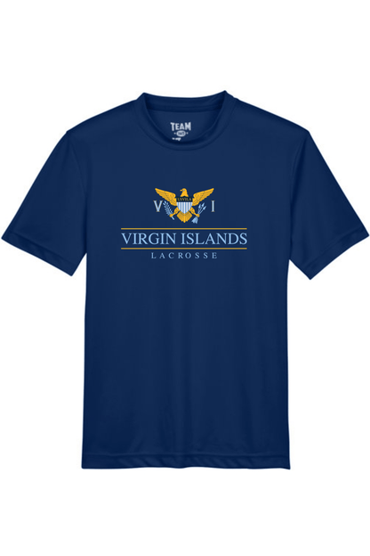 Virgin Islands Lacrosse Youth Athletic T-Shirt Signature Lacrosse
