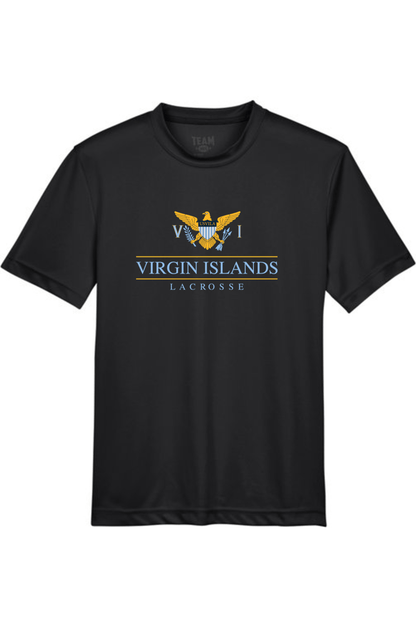 Virgin Islands Lacrosse Youth Athletic T-Shirt Signature Lacrosse