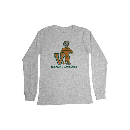 VMLCC | Vermont Lacrosse Alumni Adult Cotton Long Sleeve T-Shirt Signature Lacrosse