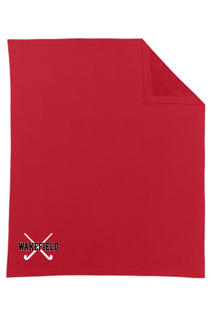 Wakefield Youth Field Hockey Gildan Heavy-Blend Fleece Stadium Blanket Signature Lacrosse
