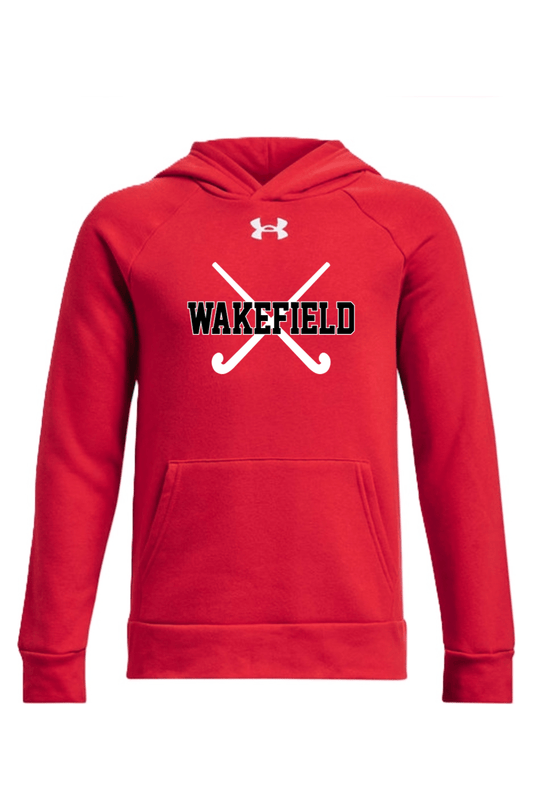 Wakefield Youth Field Hockey Under Armour Youth Rival Fleece Hooded Sweatshirt Signature Lacrosse