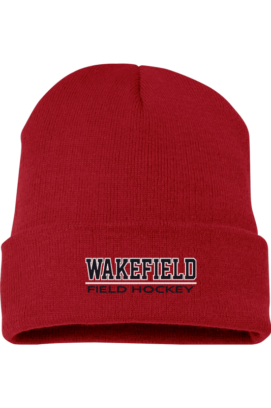 Wakefield Youth Field Hockey Yupoong Classics Cuffed Beanie Signature Lacrosse