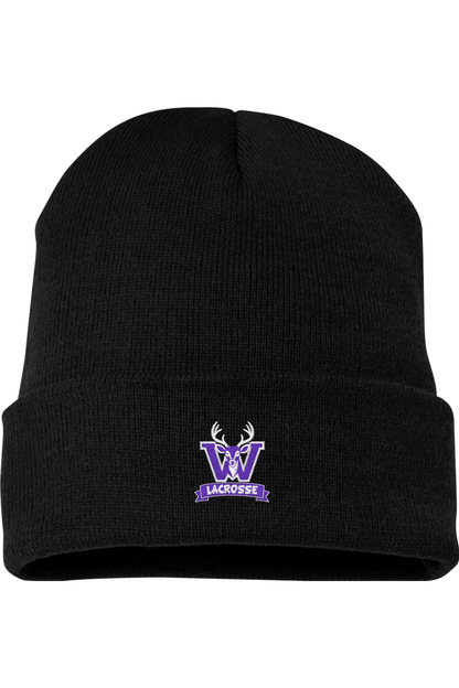 Wallenpaupack Area Girls LC Yupoong Classics Cuffed Beanie Signature Lacrosse