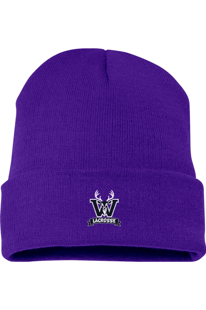Wallenpaupack Area Girls LC Yupoong Classics Cuffed Beanie Signature Lacrosse