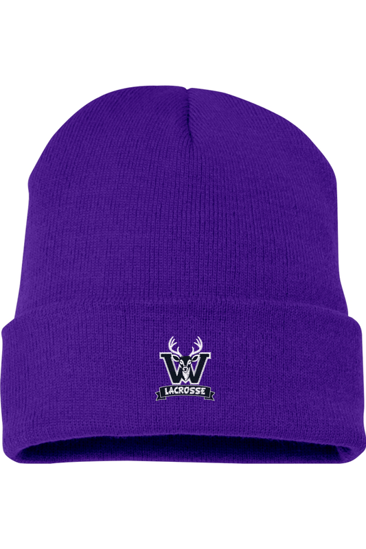 Wallenpaupack Area Girls LC Yupoong Classics Cuffed Beanie Signature Lacrosse