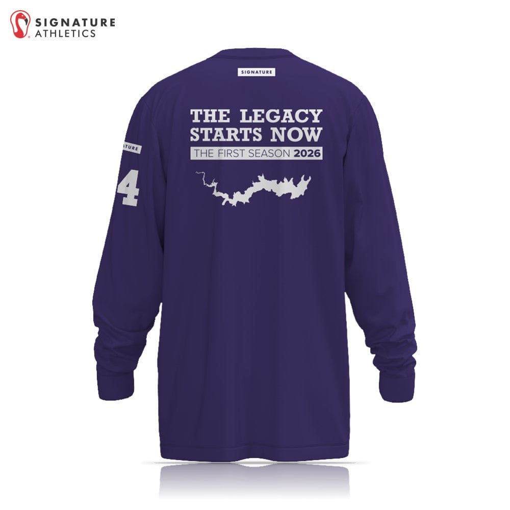 Wallenpaupack Area High School Lacrosse Women's Player Long Sleeve Custom Tech Tee Signature Lacrosse