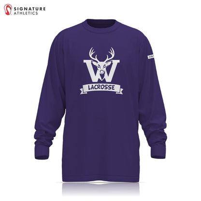 Wallenpaupack Area High School Lacrosse Women's Player Long Sleeve Tech Tee Signature Lacrosse