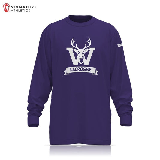 Wallenpaupack Area High School Lacrosse Women's Player Long Sleeve Tech Tee Signature Lacrosse