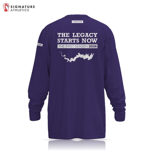 Wallenpaupack Area High School Lacrosse Women's Player Long Sleeve Tech Tee Signature Lacrosse