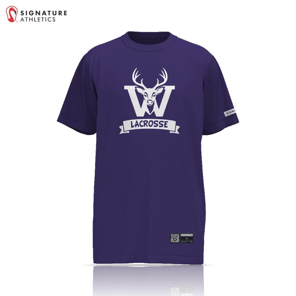 Wallenpaupack Area High School Lacrosse Women's Player Short Sleeve Tech Tee Signature Lacrosse