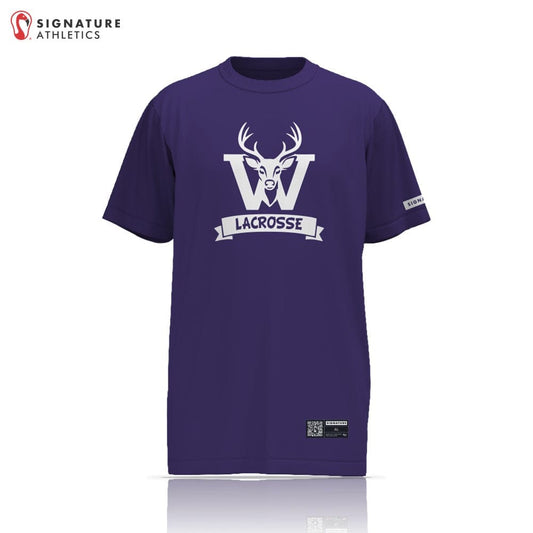 Wallenpaupack Area High School Lacrosse Women's Player Short Sleeve Tech Tee Signature Lacrosse