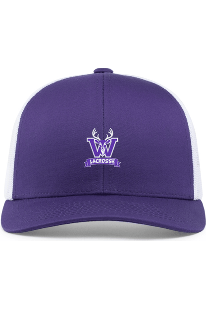 Wallenpaupack Area Lacrosse Embroidered Trucker Hat Signature Lacrosse