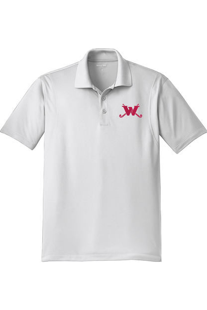 Waltham FH Adult Embroidered Athletic Polo Signature Lacrosse