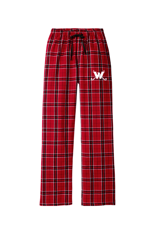 Waltham FH Adult Women's Flannel Plaid Pants Signature Lacrosse