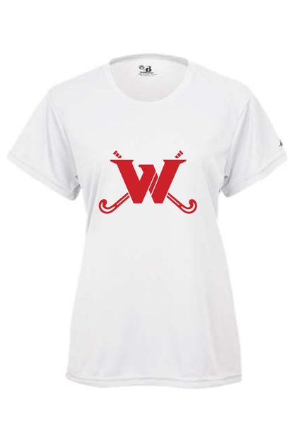 Waltham FH Youth Girl's Athletic T-Shirt Signature Lacrosse