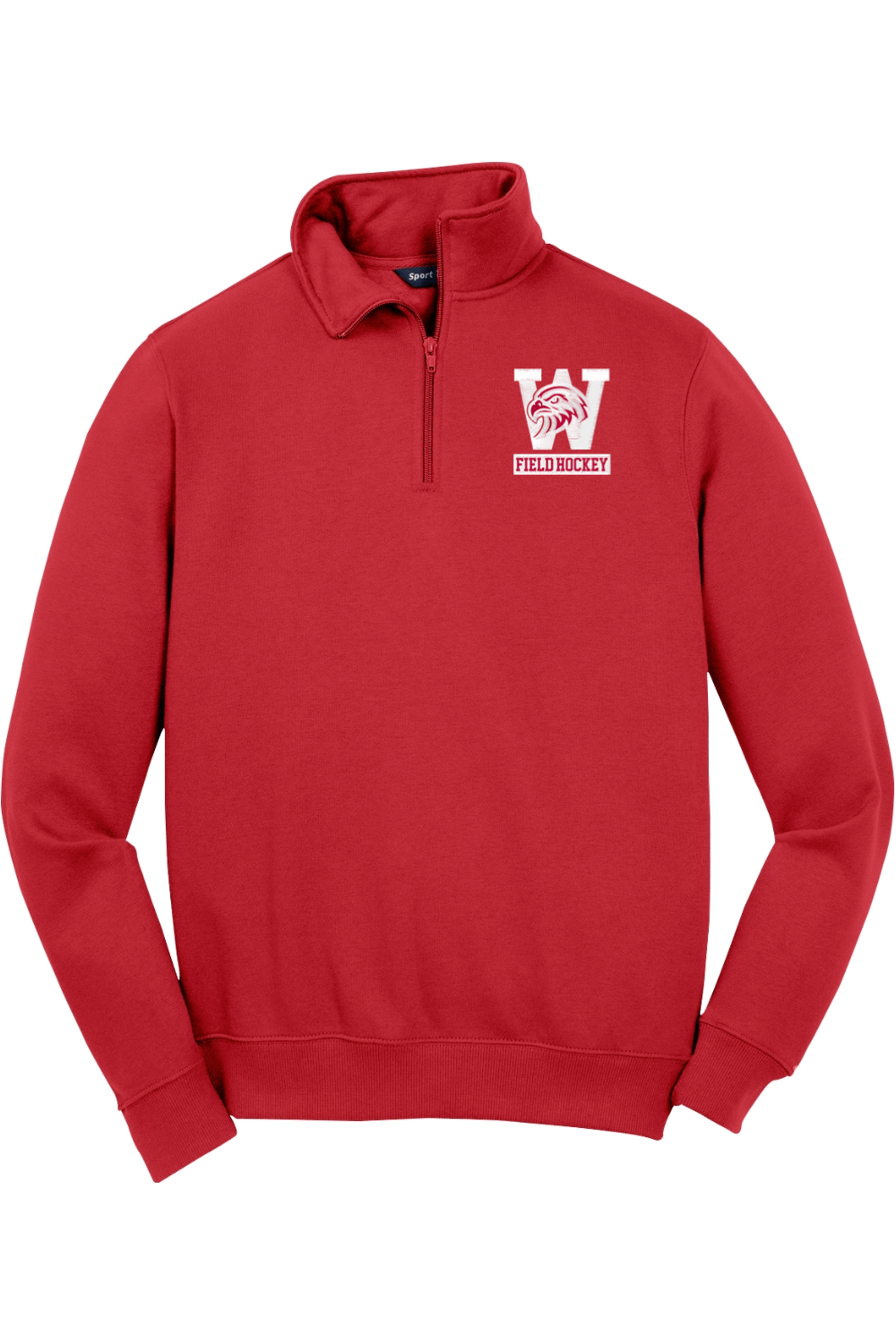 Waltham Youth FH Adult Embroidered Quarter-Zip Pullover Signature Lacrosse