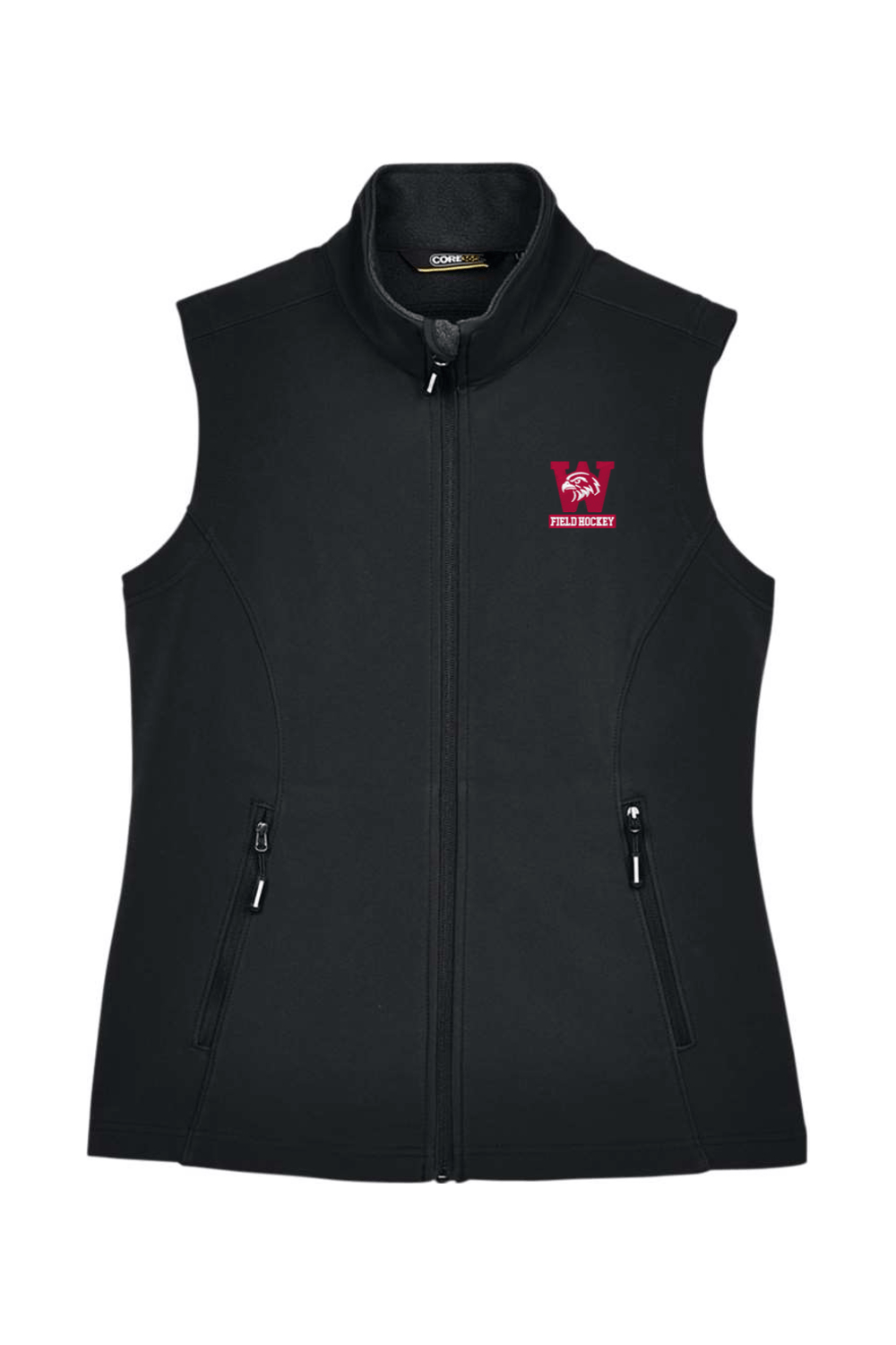 Waltham Youth LC Women's Fleece Bonded Soft Shell Vest Signature Lacrosse