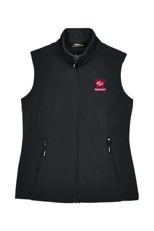 Waltham Youth LC Women's Fleece Bonded Soft Shell Vest Signature Lacrosse