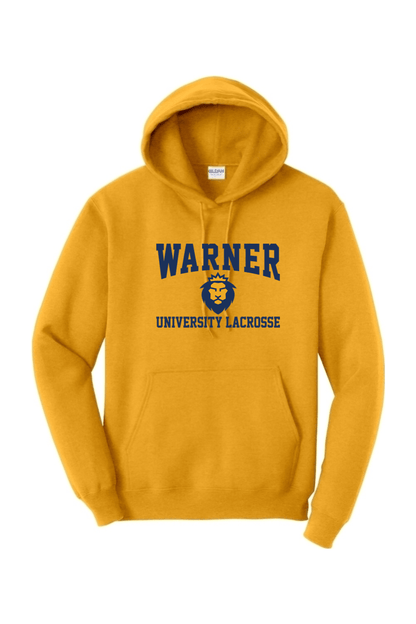 Warner University Womens Lacrosse Adult Heavyweight Hoodie Signature Lacrosse
