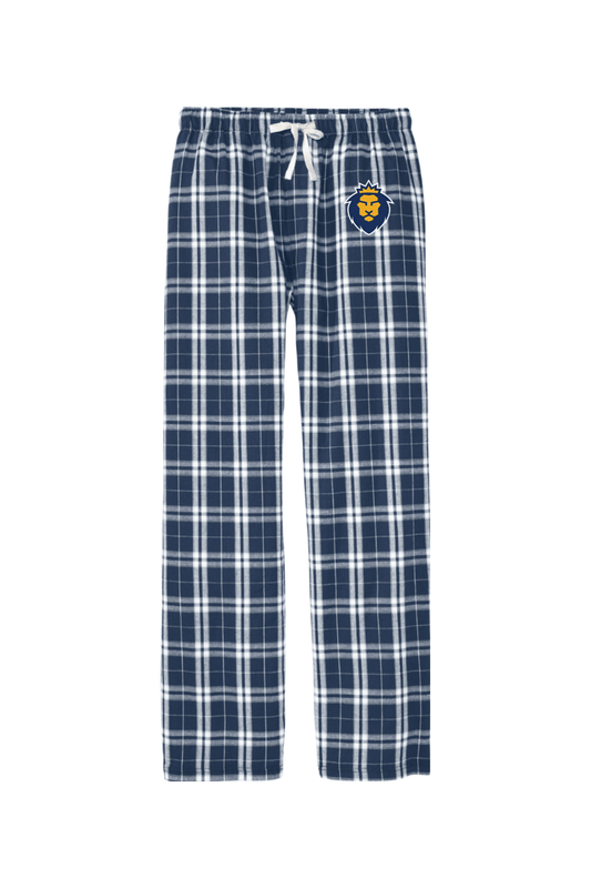 Warner University Womens Lacrosse Adult Men's Flannel Plaid Pants Signature Lacrosse